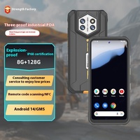 Teléfono Móvil Inteligente Personalizado 4G con Protección IP68, PDA Android, Robusto, Escáner 2D, a Prueba de Agua