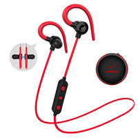 Écouteurs sans fil intra-auriculaires à crochet d'oreille avec subwoofer, commande vocale magnétique, étanchéité IPX8, autonomie de 5 à 10 heures, pour le sport