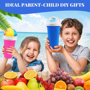 Slushie Cup Slushy <b>Maker</b> Cup Frozen Magic Squeeze Cups for Juice Milk Yogurt Ice <b>Cream</b> Make DIY Smoothie Cooling Bottle - Product Image 5