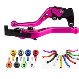 Leviers d'embrayage et de frein de moto usinés par CNC avec poignées Bullhorn pour Aprilia RSV Mille R (04-08) - Product Image 3