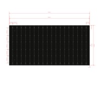 Fábrica china de alta eficiencia 22.1%-23.4% al por mayor Monocristalino 210 12 barras colectoras Célula solar de doble cara para energía solar