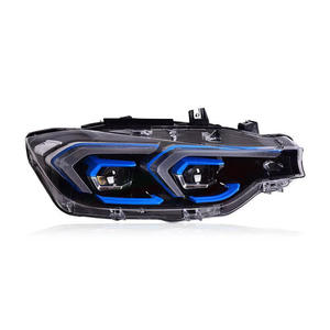 Conjunto de Faros Delanteros para BMW Serie 3 F30, Modelos 13-18, F35, Pieza de Auto, 24V/12V, Lente LED Blanca, Nuevo Diseño, Modificación para Modelos Antiguos 3 - Product Image 3
