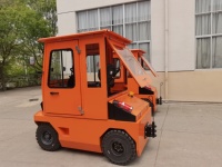 WELIFTRICH Nuevo Tractor de Remolque Eléctrico de 10 Toneladas con Cabina Personalizada, Batería de Plomo-Ácido de 80V 180Ah, Potencia de 5kW, Tracción de 2100N para Manejo de Materiales
