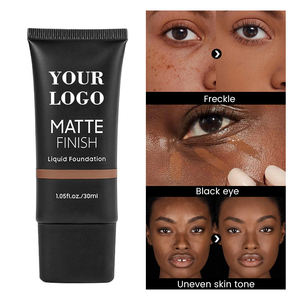 Base de Maquillaje Líquida de Alta Calidad, Cobertura Total, Resistente al Agua, para Mujeres de Piel Oscura - Product Image 4