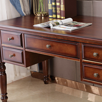 Bureau en bois massif moderne et écologique Table d'étude ergonomique extensible réglable pour ordinateur Mobilier de maison élégant
