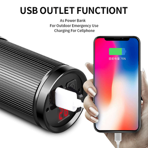 4 LED wiederauf ladbare Fischl ichter Digital Power Display Nachtlichter Taschenlampen Köder lampen Angels ensor Köder lichter - Product Image 4