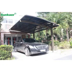 Sun shelter carport aluminum polycarbonate shed parking car port garage tent for cars Garages Canopies Carports