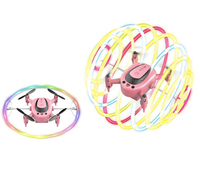 DWI DOWELLIN Mini télécommande lumière clignotante Drone 2.4G, 360 roulant, maintien d'altitude petit Drone pour enfants cadeaux