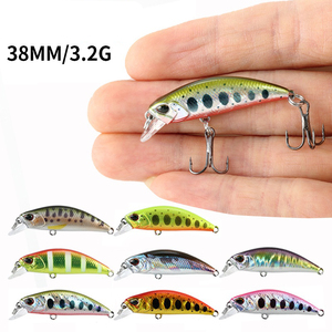 Leurres métalliques flottants pour la pêche en eau profonde, petits poissons sauvages du fond de rivière, 38mm/3.2g, pour la pêche au <span class=keywords><strong>black</strong></span> bass et à tous les niveaux d'eau - Product Image 2