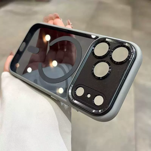 Coque pour iPhone 17/18 avec dos en acrylique et cadre en TPU, coque pour iPhone 18 Pro avec cadre de caméra en métal et boutons métalliques - Product Image 2