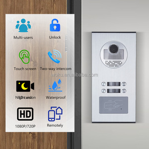 Téléphone vidéo intelligent à écran <span class=keywords><strong>tactile</strong></span> LCD de 10 pouces avec 4 boutons, construction métallique IP65, pour les centres médicaux - Product Image 4