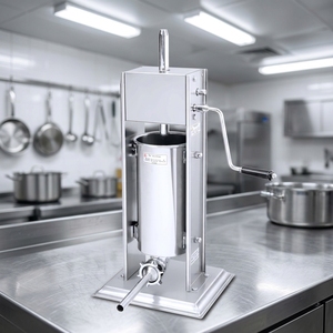 Hachoir à viande et machine à saucisses manuelle en acier inoxydable 5L, état neuf, pour usage commercial unique, idéale pour la fabrication artisanale en usine, <span class=keywords><strong>vente</strong></span> chaude - Product Image 2