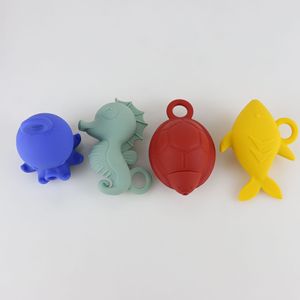 Jouets de bébé en silicone souple sans BPA de 6 à <span class=keywords><strong>12</strong></span> <span class=keywords><strong>mois</strong></span> Ensembles de jouets sensoriels <span class=keywords><strong>pour</strong></span> <span class=keywords><strong>le</strong></span> <span class=keywords><strong>bain</strong></span> des animaux de dentition Jouets promotionnels - Product Image 6