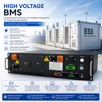 GCE hingga 750V 125A BMS Tegangan Tinggi HV dengan Master dan Slave untuk Sistem Penyimpanan Energi C&I Baterai Lithium LiFePO4 256S