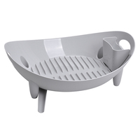Panier de rangement pour vaisselle de cuisine, bol de rangement pour couverts, tasse et cuillère égouttoir pour vaisselle de cuisine Support de rangement pour bols et baguettes en plastique