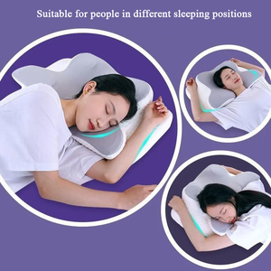 Almohada de Cama Ergonómica Personalizada para Dormir, Almohada Ortopédica <span class=keywords><strong>Cervical</strong></span> para el Cuello, Almohada de Espuma Viscoelástica con Forma de Mariposa - Product Image 3