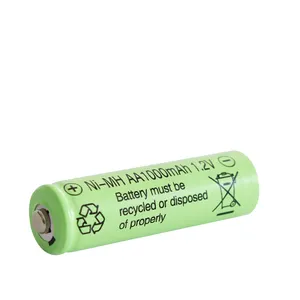 Eco-friendly Durable Ni-Mh 1.2v 1800mAh Rechargeable AA Battery For Kids Electric Toy Car Smart Locks