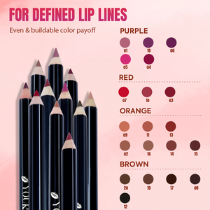 Vente en gros Crayons à lèvres Marque privée Personnalisé <span class=keywords><strong>Crayon</strong></span> à lèvres en bois naturel imperméable à l'eau <span class=keywords><strong>Crayon</strong></span> à lèvres mat à haute teneur en pigments - Product Image 5
