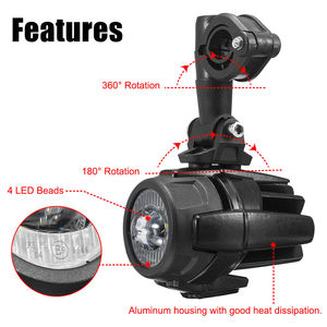 Phare Auxiliaire LED Projecteur Antibrouillard Moto pour <span class=keywords><strong>BMW</strong></span> R1200GS F800GS <span class=keywords><strong>F700GS</strong></span> F650 K1600 40W 6000K - Product Image 3