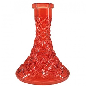 Base de vase à chicha en verre cristal <span class=keywords><strong>CAESAR</strong></span> ROCK, forme triangulaire, vente en gros, technique miroir - Product Image 2