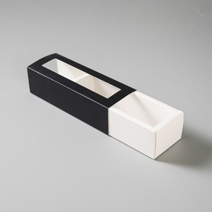 Sunshine Wholesale Exquisite <b>White</b> Clear Macaron Cookie Packaging <b>Box</b> <b>Gift</b> <b>Box</b> - Product Image 4