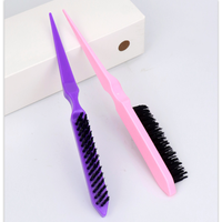 KOKOBERRY sikat rambut ekor runcing, alat sisir sisir bulu nilon tahan air untuk penggunaan rumah anak perempuan