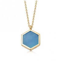 Vente flash, collier rétro, luxe léger, argent 925, or 18 carats, décoration en pierre de lune, émeraude, obsidienne, médaillon jaune