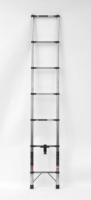 Fabricant professionnel d'échelles télescopiques en acier inoxydable, hauteur réglable, antidérapantes, échelles droites, OEM, étiquette privée, sur mesure