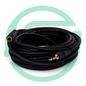 ขายส่งสีดำ Ofc 24พันชุบทองชาย-หญิงหูฟังสายต่อ<span class=keywords><strong>3.5</strong></span>มิลลิเมตรเสียงแจ็ค <span class=keywords><strong>Aux</strong></span> <span class=keywords><strong>สาย</strong></span>สัญญาณเสียง - Product Image 6