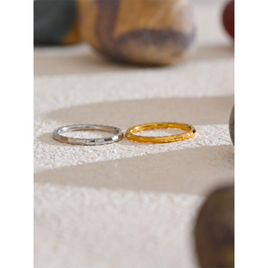 JINYOU 6388 Hot Selling Metal Finger <strong>Ring</strong> PVD 18K Gold Plated Stainless Steel Waterproof <strong>Thin</strong> <strong>Ring</strong> for Women Trendy Jewelry Gift - Product Image 5
