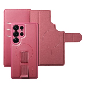 Étui de téléphone magnétique détachable avec porte-cartes en cuir et support pour Samsung <span class=keywords><strong>Galaxy</strong></span> S26 Ultra S25 Edge S24 - Product Image 6