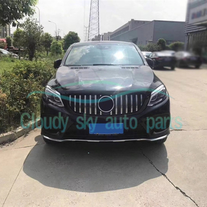 Parrilla C292 para Mercedes Clase <span class=keywords><strong>GLE</strong></span> W166 W166 Coupé <span class=keywords><strong>4Matic</strong></span>, Parrilla Delantera Cromada Plateada, 2015-2018 300 320 <span class=keywords><strong>350d</strong></span> - Product Image 5