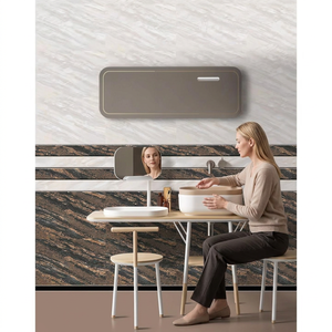 Carrelage mural numérique brillant imprimé 300x450mm, carrelage mural pressé à sec 30x45cm, céramique brillante colorée pour les distributeurs en gros, carrelage de sol en PVC - Product Image 4