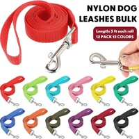 Laisse pour chien en nylon durable, personnalisable par sublimation, accessoires pour animaux de compagnie, vente en gros