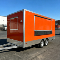 Camion de restauration rapide personnalisé, camion de pizza, camion de crème glacée, kiosque mobile, camion de café, camion de tacos, remorque alimentaire avec cuisine complète