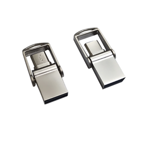 Gitra - Nueva Memoria USB 2.0 Tipo C de Metal, 16 GB, 32 GB, 64 GB, con Logotipo Grabado por Láser, Doble USB C - Product Image 5