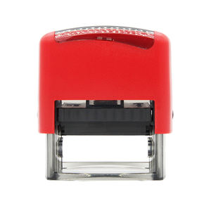 Sello de Espuma Autoentintable de Plástico Rojo y Negro de 48*18mm, Sello de Plástico <span class=keywords><strong>para</strong></span> Oficina, Sello Autoentintable en Blanco - Product Image 5