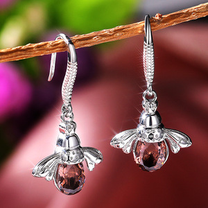 Pendientes de Moda con Diseño de Abeja, Pendientes Colgantes de Animales, Joyería Minimalista, Pendientes de Tendencia para Mujer - Product Image 3