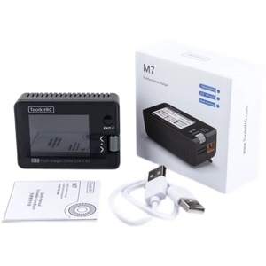 <span class=keywords><strong>Chargeur</strong></span> intelligent multi-batteries ToolkitRC M7 200W 10A pour batteries LiPo 1-6S pour voitures et avions RC FPV - Product Image 5