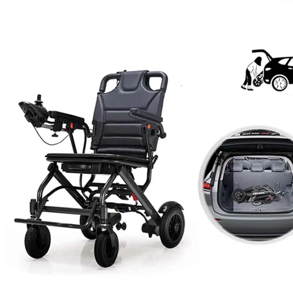 İrlanda fabrika hafif elektrikli tekerlekli sandalye Rollator Walker hareketlilik taşınabilir elektrikli Rollators Walker güç tekerlekli sandalye