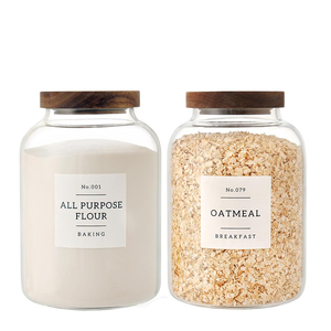 Vasetti per la conservazione degli alimenti in vetro organizzazioni per la <span class=keywords><strong>cucina</strong></span> <span class=keywords><strong>e</strong></span> la dispensa di cereali barattoli per Pasta, Pasta, tè, chicchi di caffè - Product Image 1