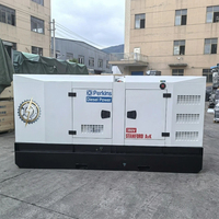 Groupe électrogène diesel industriel super silencieux Perkins 176 kW 220 kVA triphasé à démarrage électrique 1106A-70TAG4