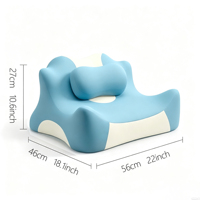 Coussin de lecture ergonomique en mousse à mémoire de forme lavable |   Support de dossier pour lit/canapé/sol, idéal pour les joueurs et les dormeurs latéraux