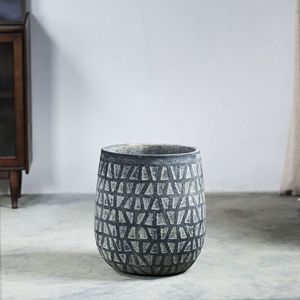 Maceta <span class=keywords><strong>de</strong></span> Cemento Extra Grande <span class=keywords><strong>de</strong></span> Estilo Nórdico, Resistente a la Corrosión, para Interiores/Exteriores, para Plantas Verdes - Product Image 5