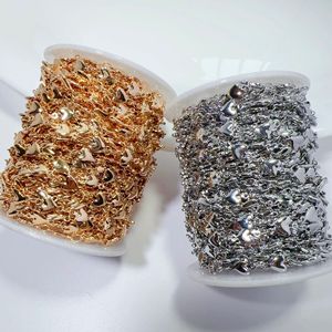 लव हार्ट लिंक चेन आयरन चेन डिय हेयर एक्सेसरीज नेकलेस ब्रेसलेट कंलेट गहने आपूर्ति - Product Image 2