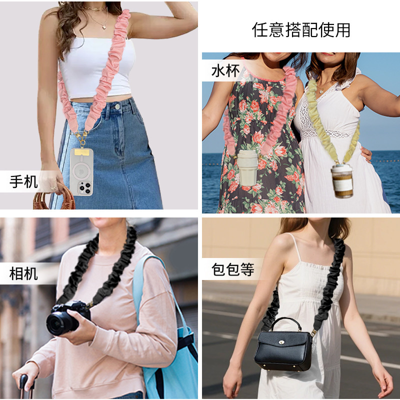 Fashion Women Long Crossbody Lanyard Anti Lost Pendant Creative Neck Strap Image 4