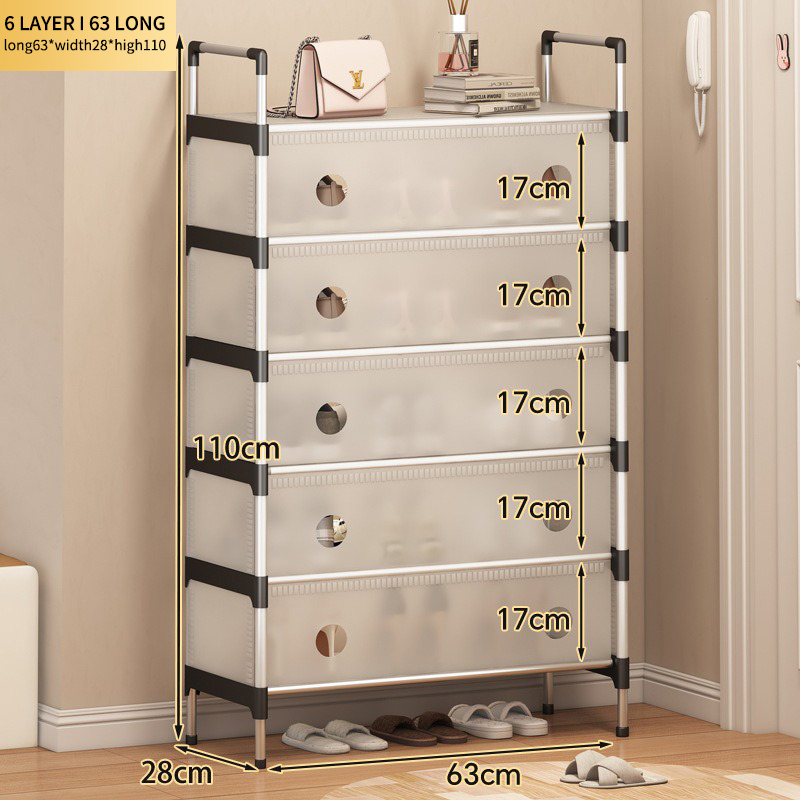 Modèle transparent, 6 couches