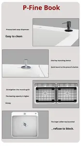 Évier portable pour le <span class=keywords><strong>lavage</strong></span> des mains, idéal pour les hôtels et les salles de bain, écologique, facile à nettoyer, lavabo autoportant pour <span class=keywords><strong>la</strong></span> <span class=keywords><strong>lessive</strong></span> - Product Image 3