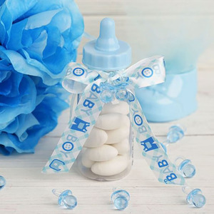 100 teile/beutel <span class=keywords><strong>Mini</strong></span> Schnuller Blau Rosa Transparent Acryl Geburtstags feier Dekor Für Mädchen Jungen <span class=keywords><strong>Baby</strong></span> Dusche Geschenk Für Kinder - Product Image 3