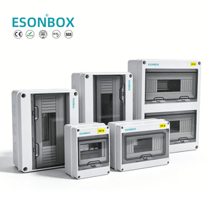 Boîtier de distribution étanche IP65 pour montage en surface en ABS/PC, boîtes électriques extérieures ESON HT - Product Image 2
